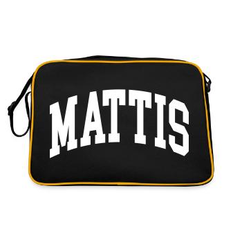 Mattis - Sac Retro - noir/or - Dos