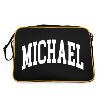 Michel - Sac Retro - noir/or - Dos