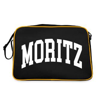 Moritz - Retro Bag - black/gold - Back