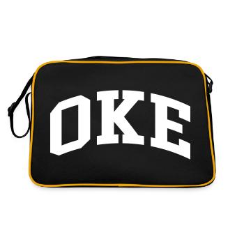 Oke - Retro Bag - black/gold - Back