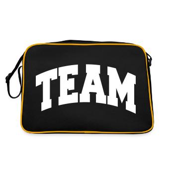 Équipe - Sac Retro - noir/or - Dos