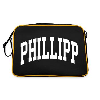 Phillip - Sac Retro - noir/or - Dos