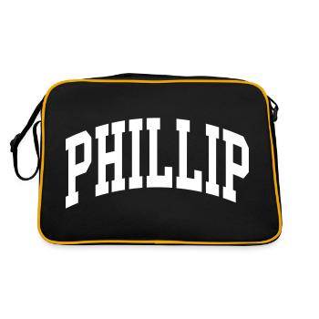 Phillip - Sac Retro - noir/or - Dos
