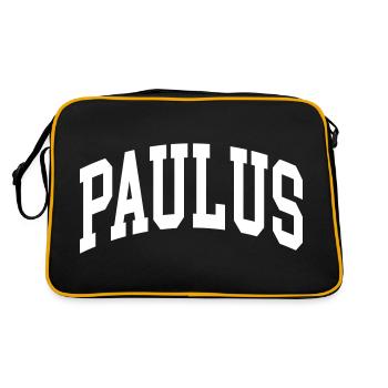 Paul - Retro Bag - black/gold - Back