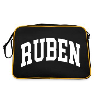 Ruben - Sac Retro - noir/or - Dos