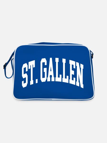 Saint-Gall - Sac Retro - bleu/blanc - Dos