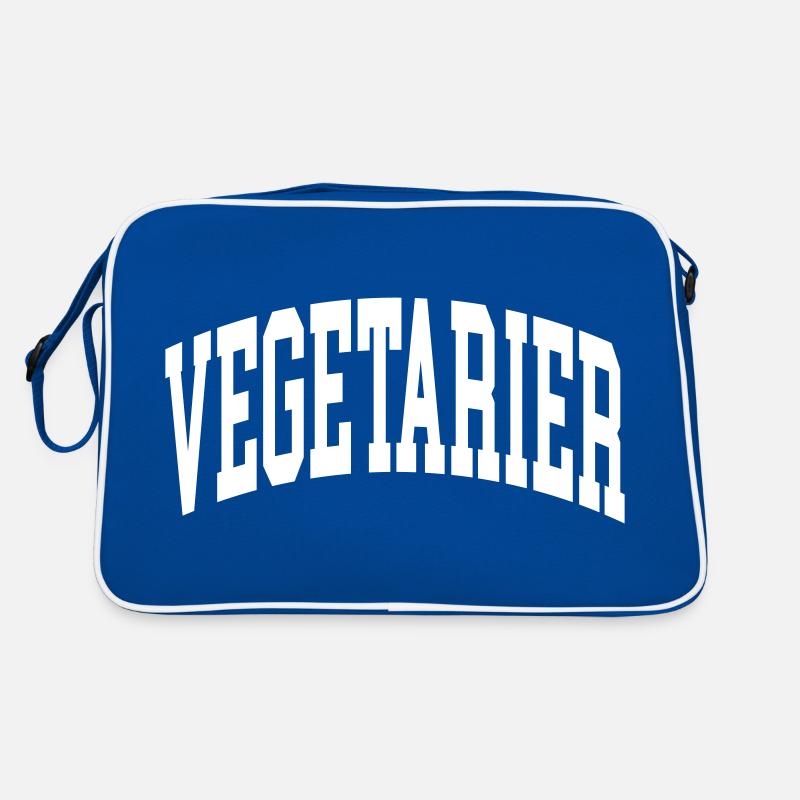 Vegetarier Retro Tasche