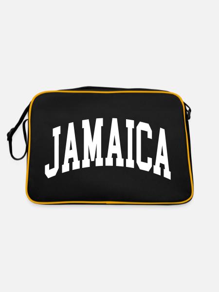 Jamaïque - Sac Retro - noir/or