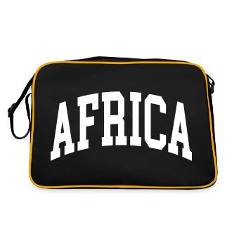 Afrique - Sac Retro - noir/or - Dos