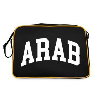 Arabe - Sac Retro - noir/or - Dos