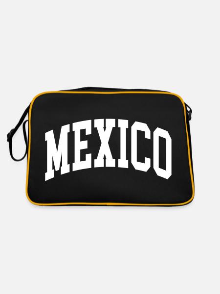 Mexique - Sac Retro - noir/or - Dos