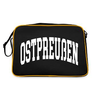Prusse-Orientale - Sac Retro - noir/or - Dos