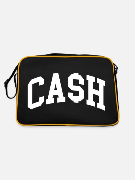Argent - Sac Retro - noir/or - Dos