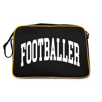 Footballeurs - Sac Retro - noir/or - Dos