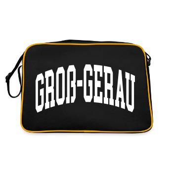Groß-Gerau - Sac Retro - noir/or - Dos