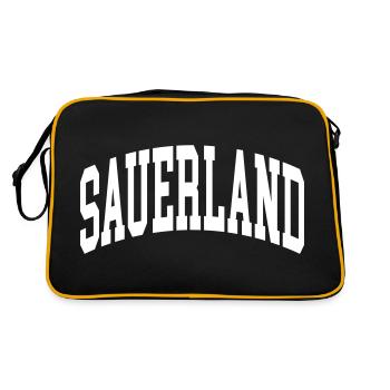 Sauerland - Retro Bag - black/gold - Back