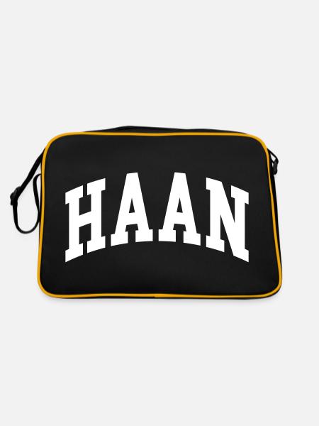 Haan - Retro Bag - black/gold - Back