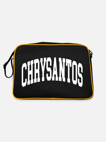 Chrysantos - Retro Tasche - Schwarz/Gold