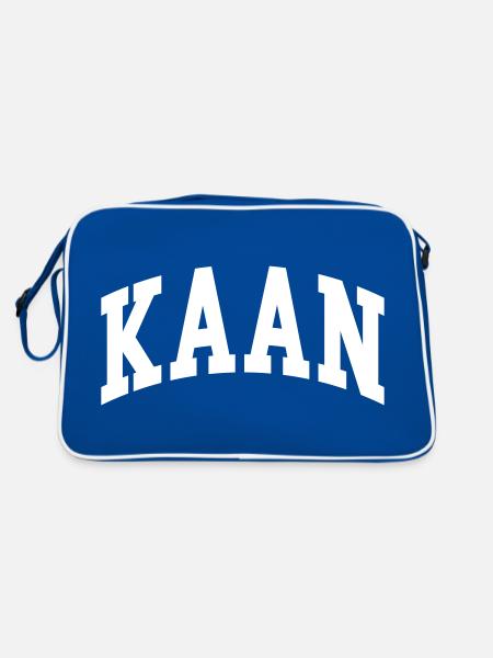 Kaan (en anglais seulement) - Sac Retro - bleu/blanc - Dos