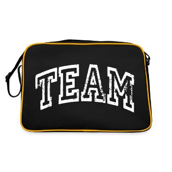 Équipe - Sac Retro - noir/or - Dos