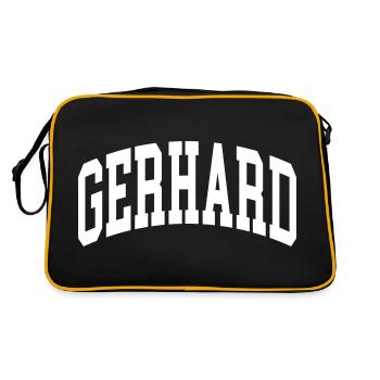 Gerhard - Sac Retro - noir/or - Dos
