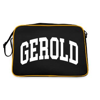 Scott - Retro Bag - black/gold - Back