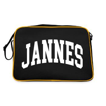 Jannes - Sac Retro - noir/or - Dos