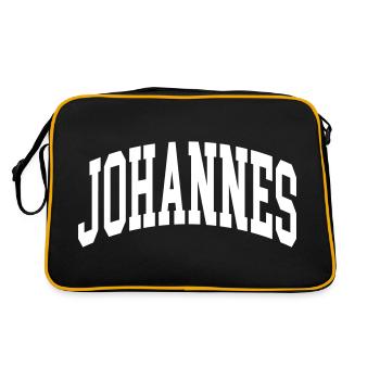 Johannes - Retro Bag - black/gold - Back