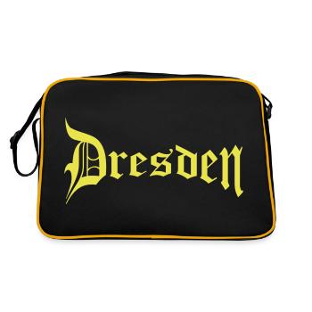 Dresden - Retro Bag - black/gold - Back