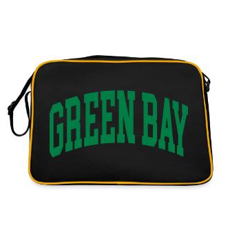 Green Bay - Retro Bag - black/gold - Back