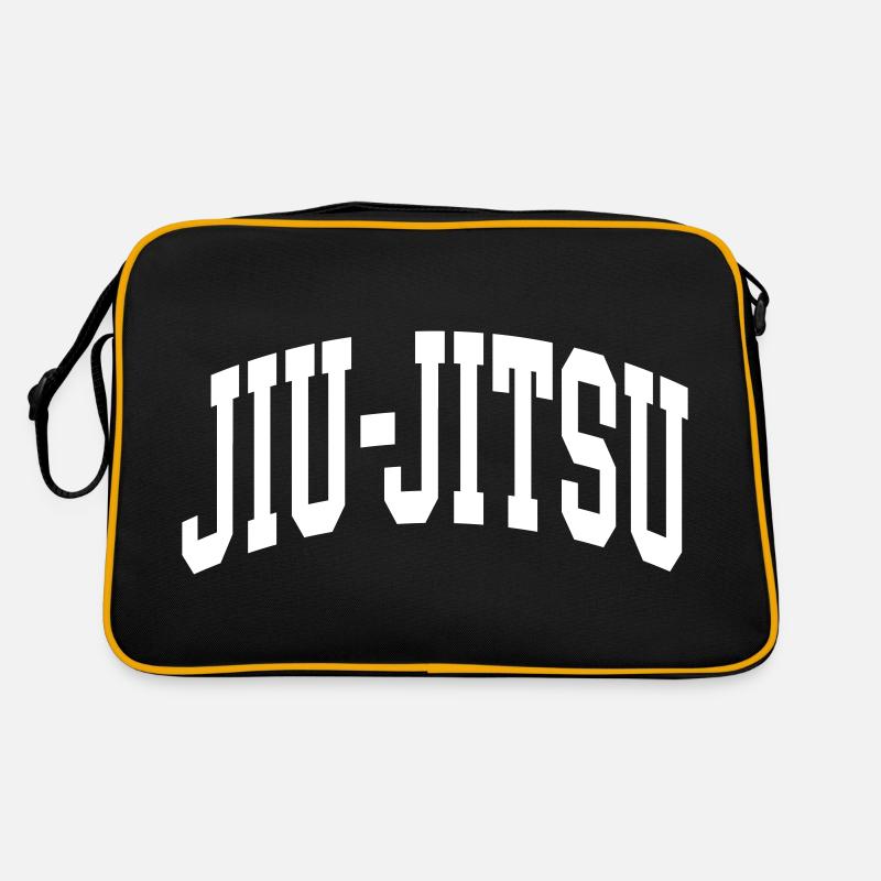 Jiu-Jitsu - Retro Tasche - Schwarz/Gold