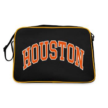 Houston - Retro Bag - black/gold - Back