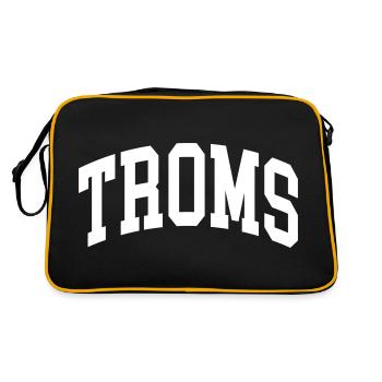 Troms - Retro Bag - black/gold - Back