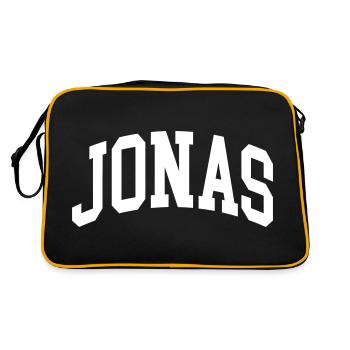Jonas - Sac Retro - noir/or - Dos