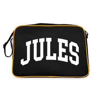 Jules - Retro Bag - black/gold - Back