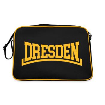Dresden - Retro Bag - black/gold - Back