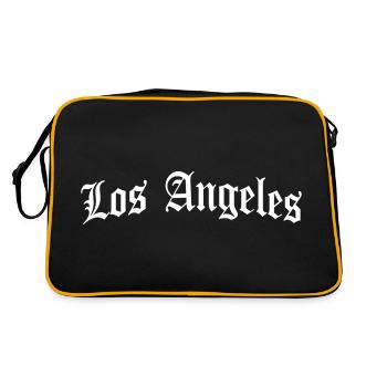 Los Angeles - Sac Retro - noir/or - Dos