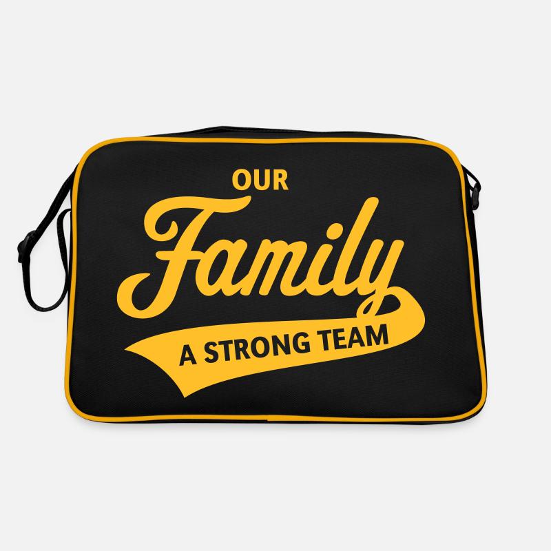 Our Family - A Strong Team Retro Bag