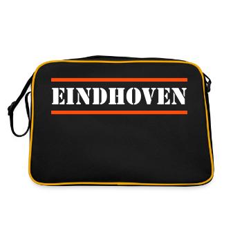 Eindhoven VECTOR - Retro Bag - black/gold - Back