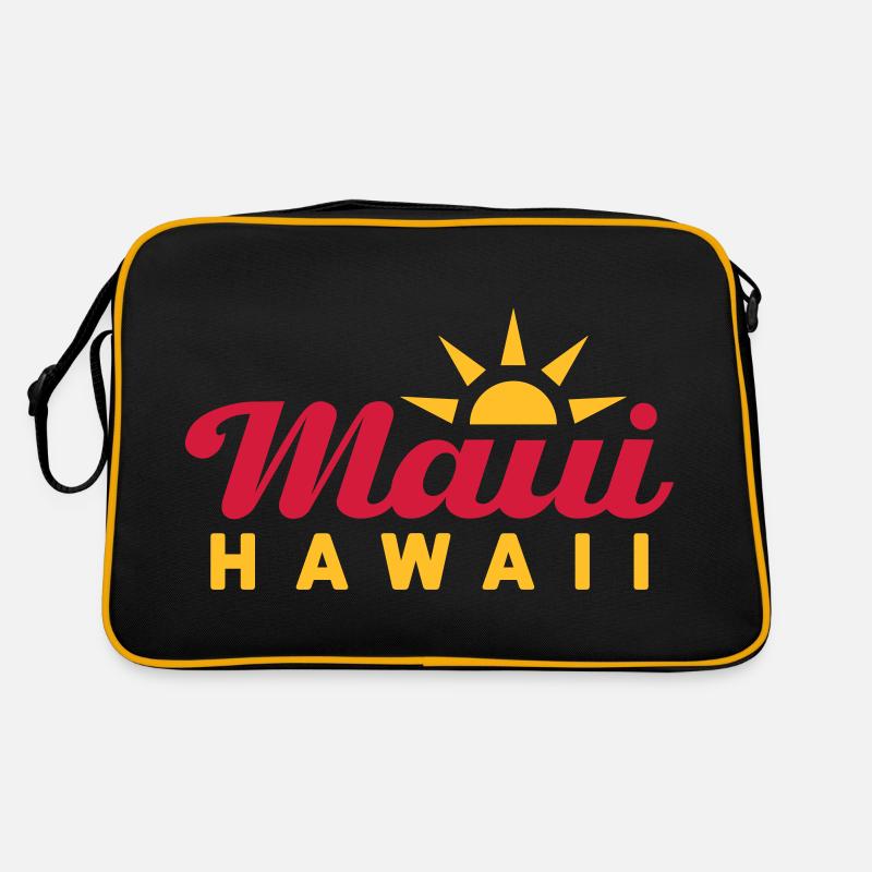 Maui, Hawaii (Sonne, Sonnenstrahlen) Retro Tasche