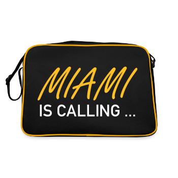 Miami appelle ... - Sac Retro - noir/or - Dos