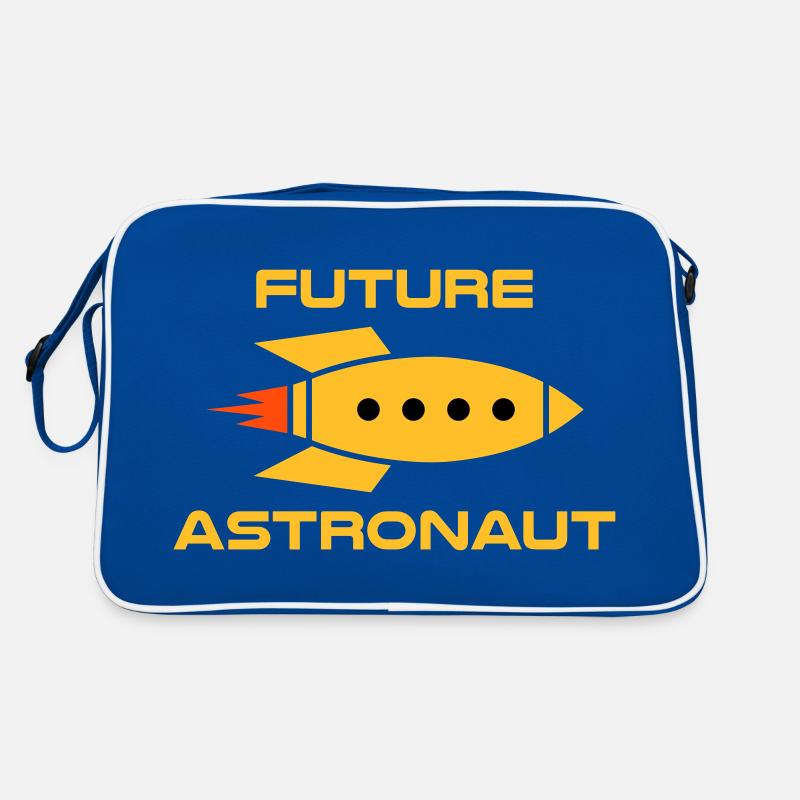 Future astronaut (Raumschiff) Retro Tasche