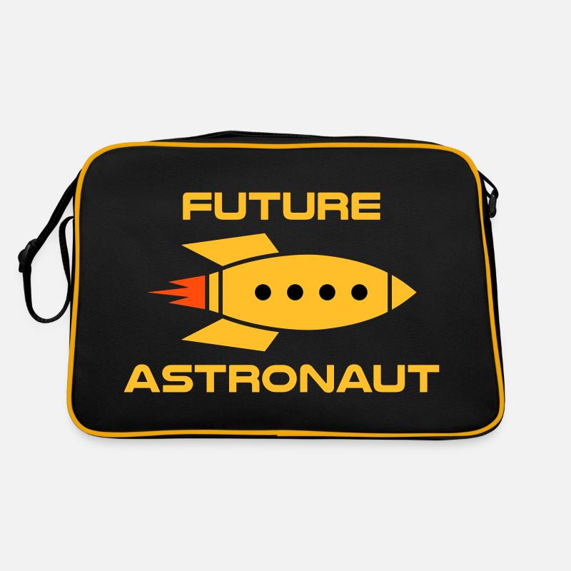 Future astronaut (Raumschiff) Retro Tasche