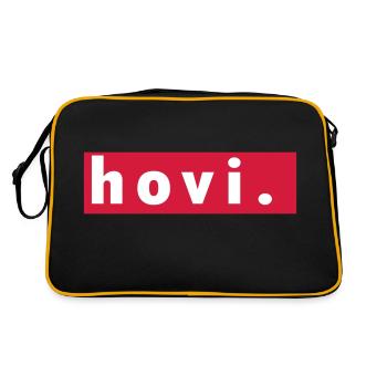 Hovi Hovawart label - Retro Bag - black/gold - Back