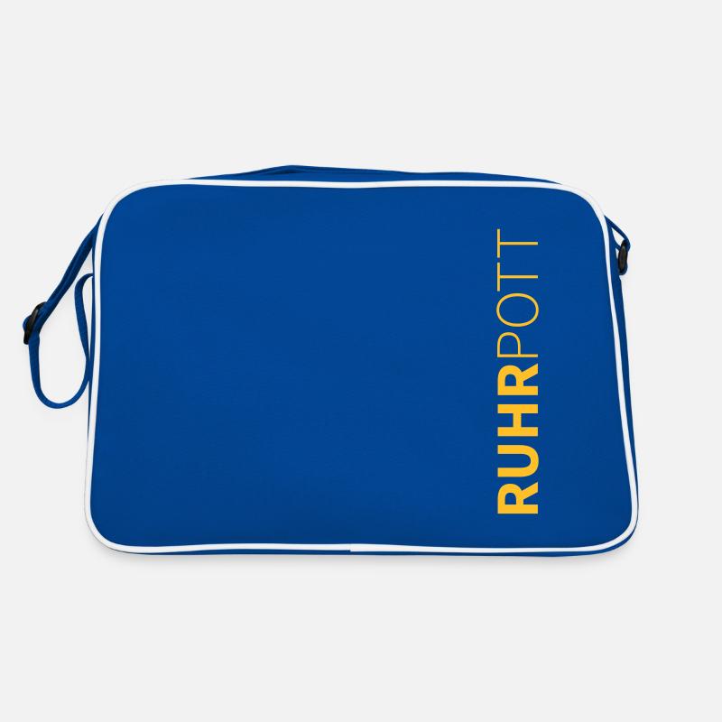 Ruhrpott-Logo – Der Pott steht Kopf! Retro Tasche