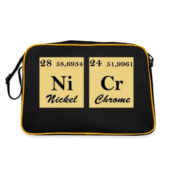 Nickel Chrome - Sac Retro - noir/or - Dos