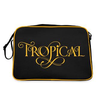 Tropical - Retro Bag - black/gold - Back