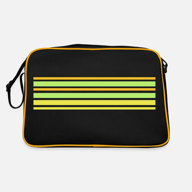 coole streifen selbst färben bunt Männer Herren Retro Tasche