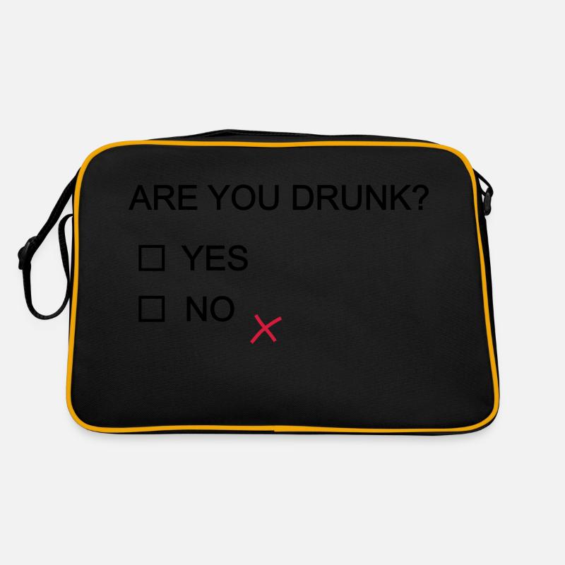 are you drunk? Retro Tasche