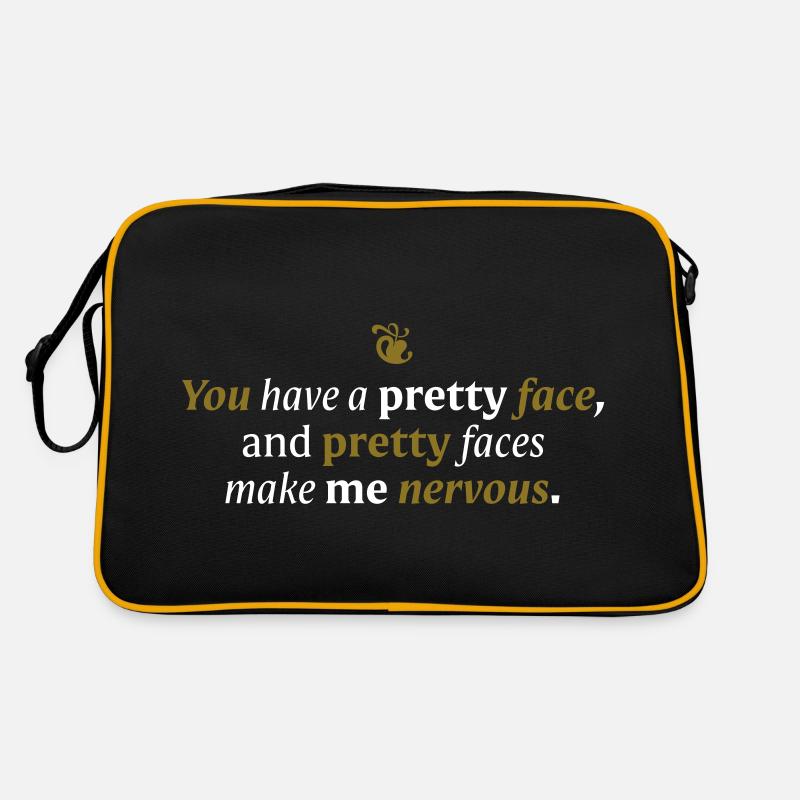 Tu as un joli visage Sac Retro